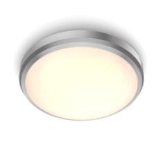 Philips LED Koupelnové stropní přisazené svítidlo Philips DORIS CL257 8718699758820 6W 600lm 2700K IP44 22cm niklové