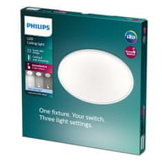 Philips LED Stropní svítidlo Philips Clear SceneSwitch bílé CL550 8718699681074 15W 1500lm stmívatelné 4000K