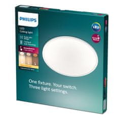 Philips LED Stropní svítidlo Philips Clear SceneSwitch bílé CL550 8718699681012 15W 1300lm stmívatelné 2700K