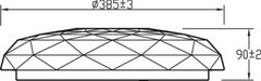 Philips LED Stropní přisazené svítidlo Philips TOBA CL505 8718699750633 23W 2800lm 2700-6500K IP20 36,8mm bílé stmívatelné s dálkovým ovladačem