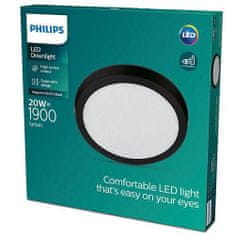 Philips LED Stropní přisazené svítidlo Philips Magneos 8719514328778 20W 1900lm 2700K IP20 28,6cm kulaté černé