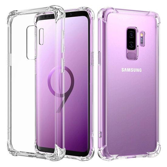 Techsuit Silikonové pouzdro se zesílenými hranami pro Samsung Galaxy S9 Plus - Transparentní KP30034