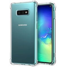 Techsuit Silikonové pouzdro se zesílenými hranami pro Samsung Galaxy S10e - Transparentní KP30052