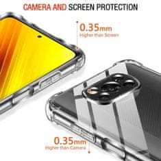 Techsuit Anti Shock silikonové pouzdro pro Xiaomi Poco X3/Poco X3 NFC/Poco X3 Pro - Transparentní KP30054