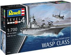 Revell vrtulníková výsadková loď třídy USS Wasp, ModelKit loď 05178, 1/700