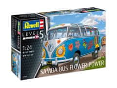 Revell Volkswagen T1 Samba Bus, Plastic ModelKit 07050, 1/24