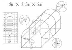 TZB Fóliovník AUREA 2x3,5m zelený