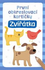 První obkreslovací kartičky - Zvířátka