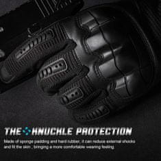 Netscroll Kvalitní taktické ochranné rukavice, ProtectiveGloves