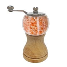 Dřevěný ruční mlýnek na pepř nebo sůl – designový