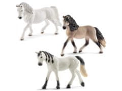 sarcia.eu Schleich Horse Club - Sada figurek koní, kobyla, figurky zvířat pro děti, 3 ks. 