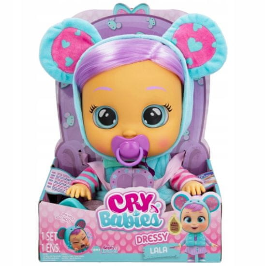 TM Toys Cry Babies Dressy Plačící panenka Interaktivní Lala