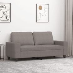 Petromila 2místná pohovka taupe 140 cm textil