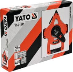 YATO Pásmo měřící, skleněné vlákno, 50m, 15mm