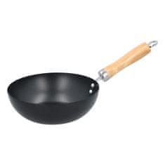 Alpina Pánev Wok s dřevěnou rukojetí, 20 cm