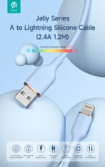 Devia kabel USB lightning JELLY 1,2m