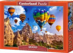 Castorland Puzzle Barevné balony, Kappadokie 2000 dílků