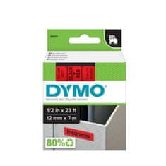 Dymo Samolepicí páska D1 12 mm červená/černá