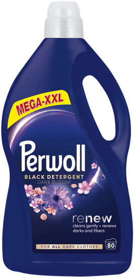 Perwoll Prací gel Dark Bloom 80 praní, 4000 ml