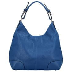 Delami Vera Pelle Trendy dámská kožená kabelka přes rameno Centhillia, modrá