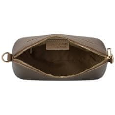 Delami Vera Pelle Stylová dámská kožená crossbody Pullina, taupe