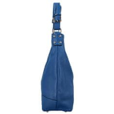 Delami Vera Pelle Trendy dámská kožená kabelka přes rameno Centhillia, modrá