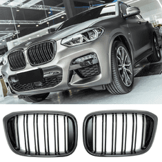 Protec  Přední maska BMW X3 /X4 G01 2018-, černá lesklá