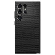 Spigen Silikonový obal na Samsung Galaxy S24 ULTRA Spigen Liquid Air Matte Black