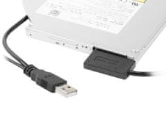 CABLEXPERT Kabel externí adaptér USB na Slim SATA SSD, DVD