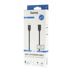 Hama prodlužovací USB-C 3.2 Gen1 kabel, 0,5 m, Full-Featured