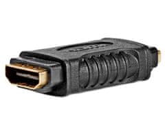 Nedis adaptér HDMI/ zásuvka HDMI - zásuvka HDMI/ pozlacené konektory/ přímý/ černý/ box