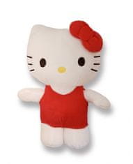 Hollywood Plyšová kočička - červená - Hello Kitty - 24 cm