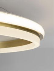 Nova Luce NOVA LUCE stropní svítidlo WILLOW zlatá ocel a akryl D45x6mm LED 40W 9212911