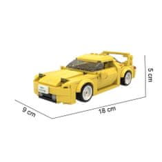 Cada Stavebnice CaDa - závodní auto Mazda FD35 RX-7 278 dílků 18cm.