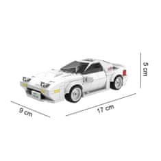 Cada Stavebnice CaDa - Závodní auto Mazda RX-7 FC35 Initial 282 dílků 17cm.