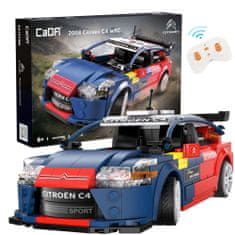 Cada Stavebnice CaDa - závodní auto R/C Citroen C4 WRC 329 dílků na dálkové.