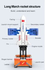 Cada Stavebnice CaDa - Vesmírná raketa - Long March 434 dílků.