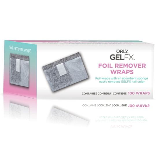 ORLY GELFX FOIL REMOVER WRAPS 100KS - ORLY UV / LED ODLAKOVACÍ FOLIE