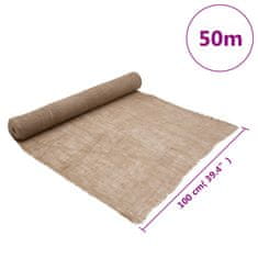 Greatstore Jutové role 2 ks 1 x 50 m 100% juta 200 g/m²