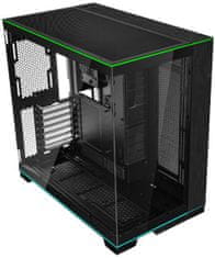 O11 Dynamic EVO RGB, Tempered Glass, černá