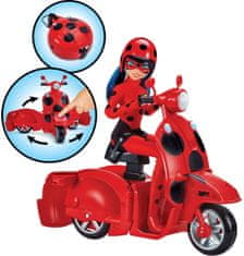 PLAYMATES TOYS MIRACULOUS Kuzelná Beruška - figurka LadyBug na skútru