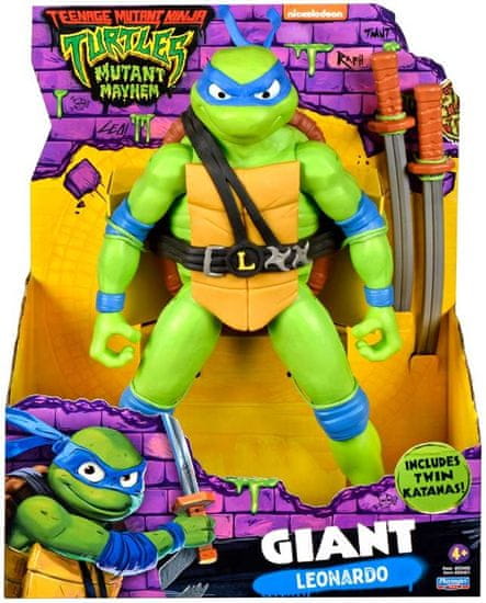 PLAYMATES TOYS TMNT Giant Leonardo 30 cm