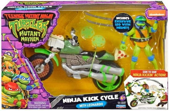 PLAYMATES TOYS TMNT Mutant Mayhem figurka Leonardo s motorkou