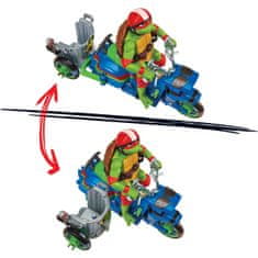 PLAYMATES TOYS TMNT Mutant Mayhem figurka Raphael se skútrem