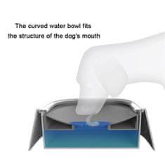 Netscroll Neposuvná miska na pití pro psa nebo kočku, bez rozlití, dávkované pití, výborná volba pro psy nebo kočky, NoSplashBowl