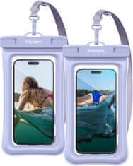 Spigen Spigen Aqua Shield WaterProof Floating Case A610 2 Pack, aqua blue