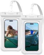 Spigen Spigen Aqua Shield WaterProof Floating Case A610 2 Pack, white