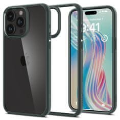 shumee Ultra Hybridní obal pro iPhone 15 Pro Max, tmavě zelený