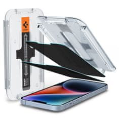 Spigen Spigen Glass tR EZ Fit Transparency Sensor Open Privacy 2 Pack - iPhone 14/13 Pro/13