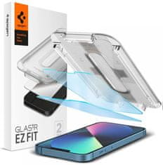 Spigen Spigen Glass tR EZ Fit Transparency Sensor Open (Anti-BlueLight/2P) iPhone 14/13 Pro/13